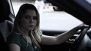 glamcore teen gets facialized by fake instructor in outdoor fantasy 😍