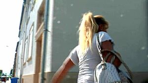 In Germany for an intense sex tour, experiencing a wild threesome with big tits and saggy tits, episode 4.