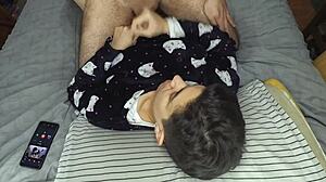 handjob and cum mouthful before bed 😘