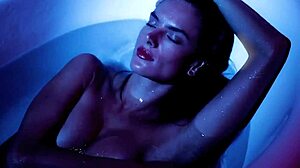 Alessandra Ambrosio's Striking Striptease Performance