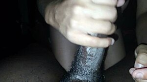 gozando on big black cock!