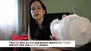 Mistress Anna Unpacks XSpaceCup Masturbator, Reviews It, And Milks Her Slave In Bdsm Session