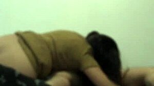 Secret video call where I masturbate with my sister-in-law, almost caught with cumshot