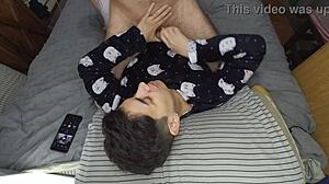 handjob and cum mouthful before bed 😘