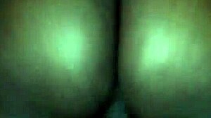 Ebony Wife Enjoys Reverse Cowgirl Riding at Home