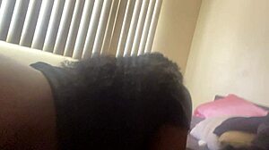 Sneaky Sex on the Phone with Moaning, Big Ass in Doggystyle Position, Bent Over