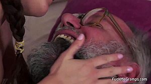 Hot Teen 18+ On Top Of Old Fart