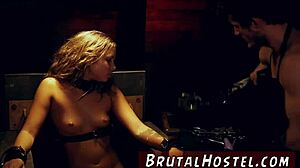 teen feels frustrated in bondage flashing tits