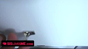 teen stepsis riley mae pov tied up blowjob and fucking her shaved pussy