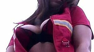 Slut milf with great tits gets rough sex