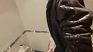 I fucked in the toilet with my mother-in-law