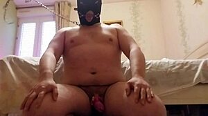 Why is my slave in his sex cage getting dominated?