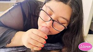 Lizren relieves stress with semen extraction