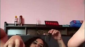 I got horny while stretching on my bed 😈