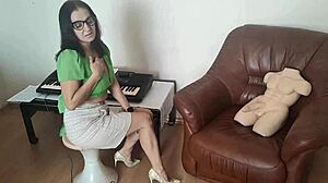 Strict teacher gets sexual experience with sex doll tantaly and my dick