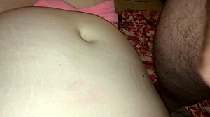 Cumming On Fat BBW Princess's Belly!
