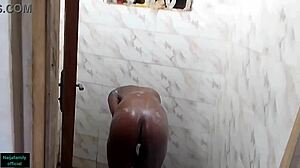 alice takes bath in homemade casting