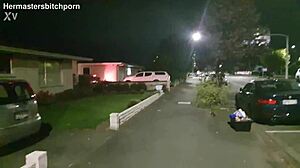 Kiwi MILF Gets Pissed on Publicly on Sidewalk While Motorist Yells