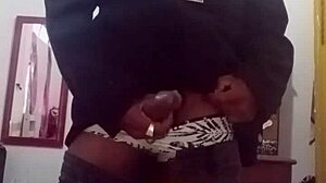 Big Black Dick in Retro Group Sex