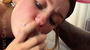 Bunny Sara Apollo Receives Chocolate Carrot With Husband's Assistance In Full Video.