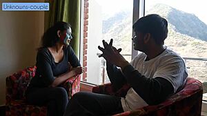 Lonely Rachna Can't Resist Ravi's Rough Blowjob!