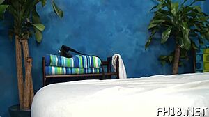 sexy eighteen 18+ year old girl gets fucked hard from behind by her massage therapist