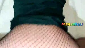 Gothic Big-Ass Nympho Fucked by Neighbor from Behind, Ending Outside All Muddy.