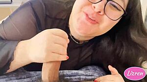 Lizren relieves stress with semen extraction