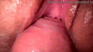 close up rough fuck with friend's wife squirting four times