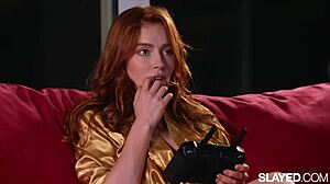 Brunette And Blonde Dolls Cum Hard In Lesbian Play With Cunilingus And Fingering