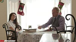 Teen Student Gets Christmas Treat Down Throat