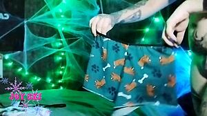 i was horny setting up halloween, asking for milk