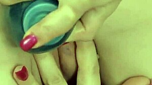 my vagina experiences orgasm for you in close-up.