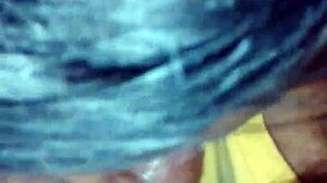 Peruvian teen gives special blowjob to cum