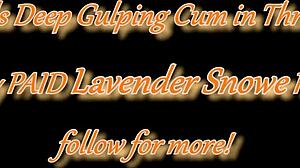 Goddess queen throat mounted for balls deep cum