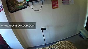 Latina mommy in league of legends pajamas attracts attention with big tits and ass