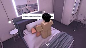 Horny Roblox Slut Links Up For Public Condo Session.