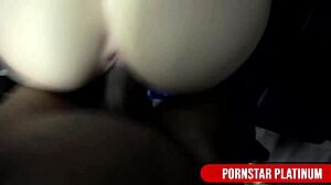 Kinky Blonde Leya Falcon Milks Big Dick