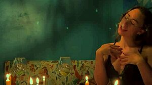 Passionate sex after birthday dinner