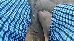 Feet In The Sand: Barefoot Modeling