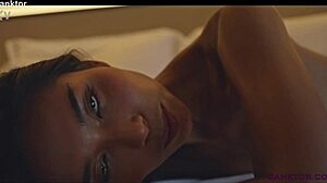 I love this skinny asian babe undressing and dancing to music