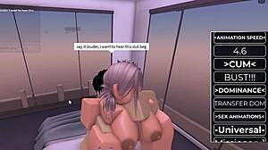 Horny Roblox Slut Links Up For Public Condo Session.