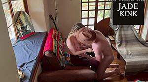 couple getting dirty on couch - he fucks her pussy rough and hard 😏