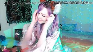 Watch beautiful blonde nympho finger herself to cum