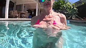 We Went Swimming In A Private Pool In Hawaii Kai