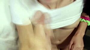 This real teen is getting fucked hard by a monster cock in HD