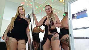 tia e subrinha famosa na net dan�ando e se esfregando muito gostosas loiras rabudas