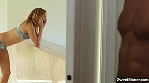 Hot Latina Babe Vanessa Sky Bangs Black Stud Ricky Johnson Swallowing Large Black Cock Riding Hard