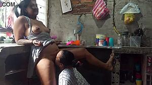 Sandra's Whore Only Thinks About Sex While I Prepare Dinner Homemade