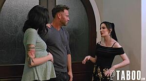 Pregnant couples explore their depraved cravings featuring Anna De Ville, Seth Gamble, and Charlotte Sins.